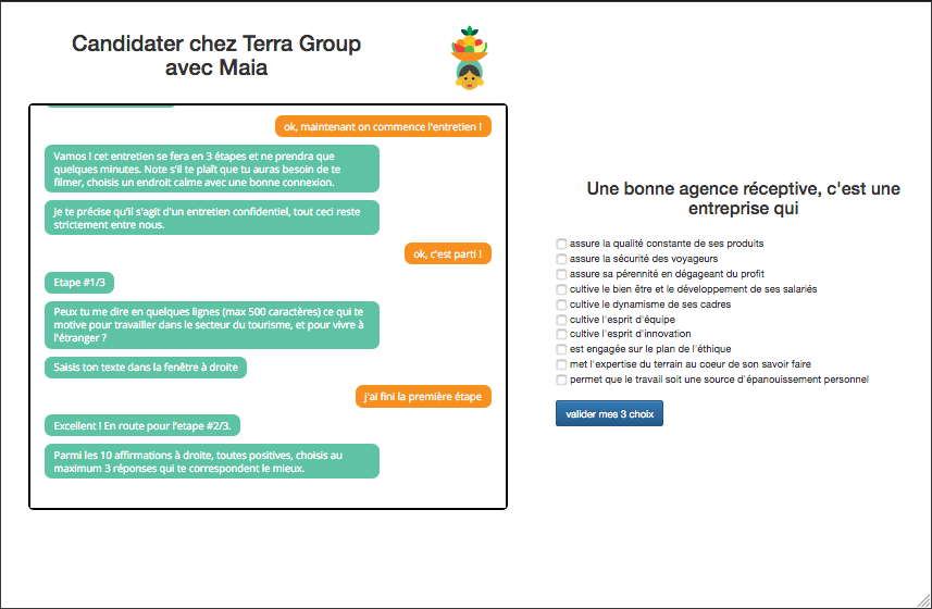 Logo startup en recrutement